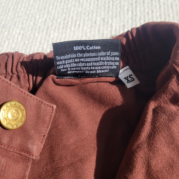 Big Bud Press High Work Shorts Cottom Fudge Brown XS Unisex - Picture 4 of 5